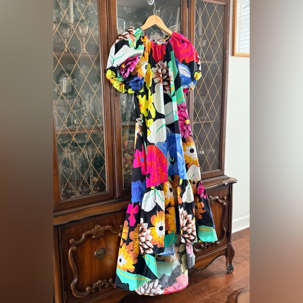 Christopher John Rogers for Target Multicolor Floral Maxi Dress